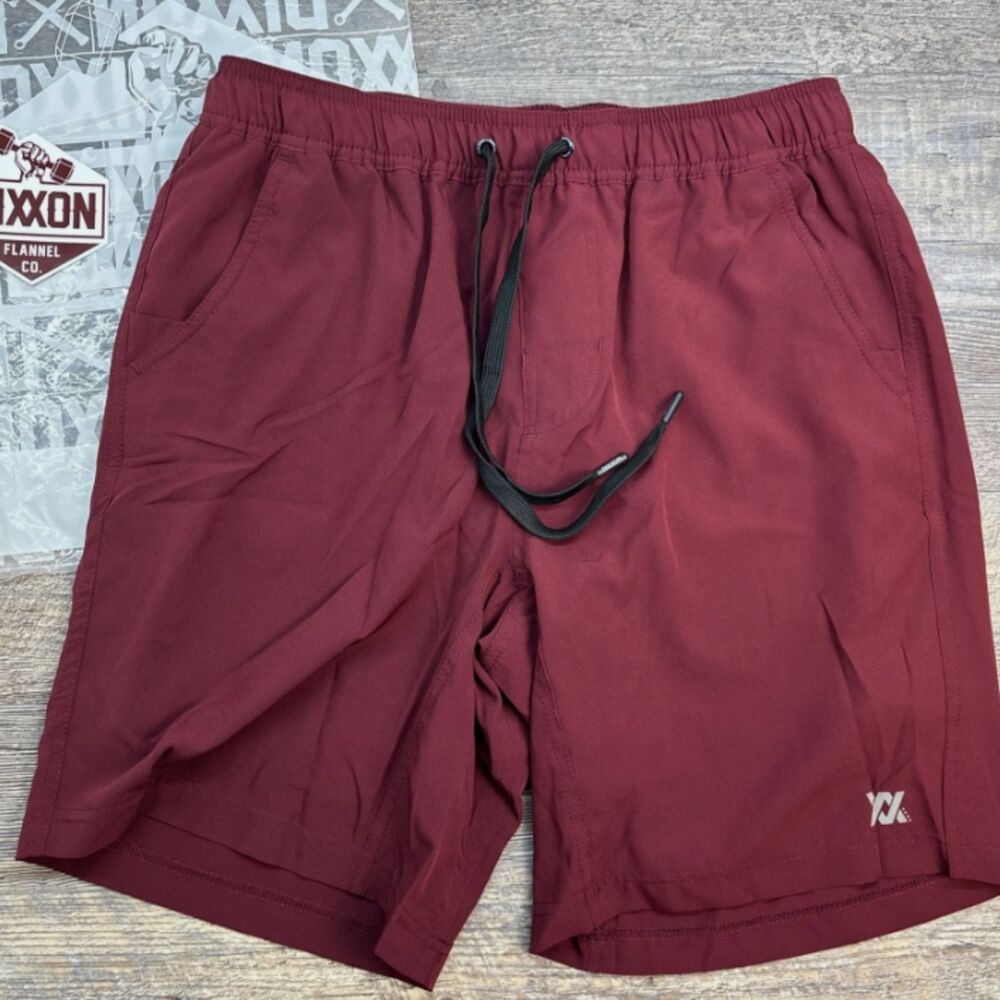 DIXXON Flannel‎ Company Men's The Brad Maroon Party Shorts Size M NEW